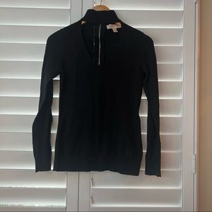 Michael Michael Kors Mock Neck Cut Out Sweater S